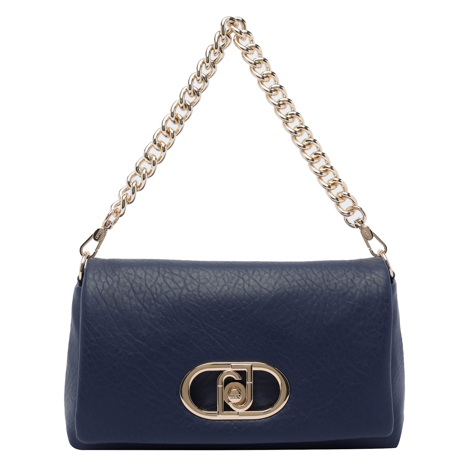 Liu •jo Crossbody Bag With Adjustable Strap And Textured Finish In Blue