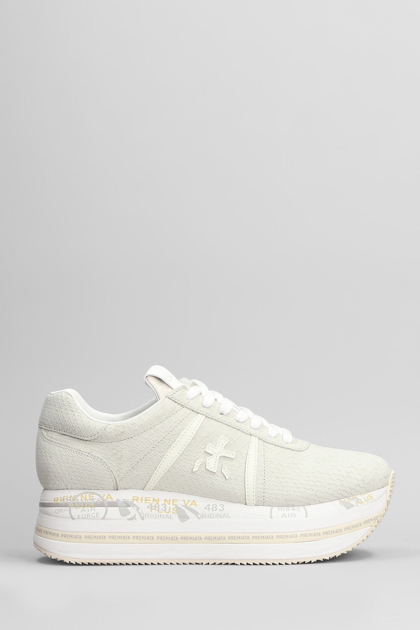 Beth Sneakers In White Leather