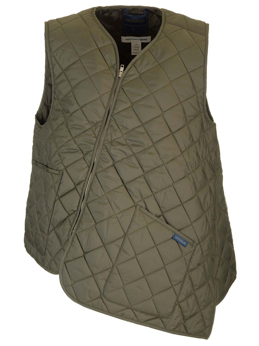 Asymmetrical Padded Vest