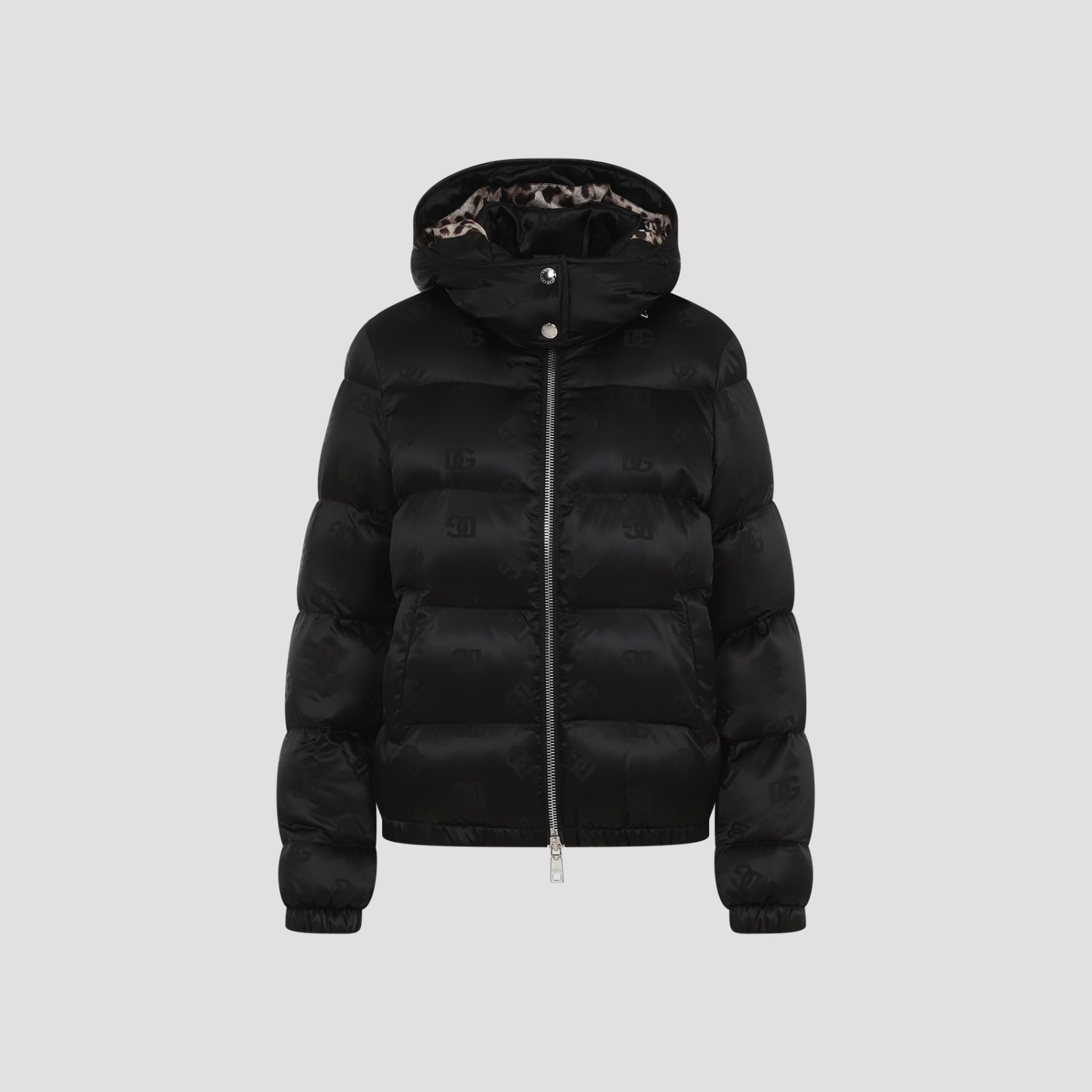 Shop Dolce & Gabbana Padded Jacket In Nero