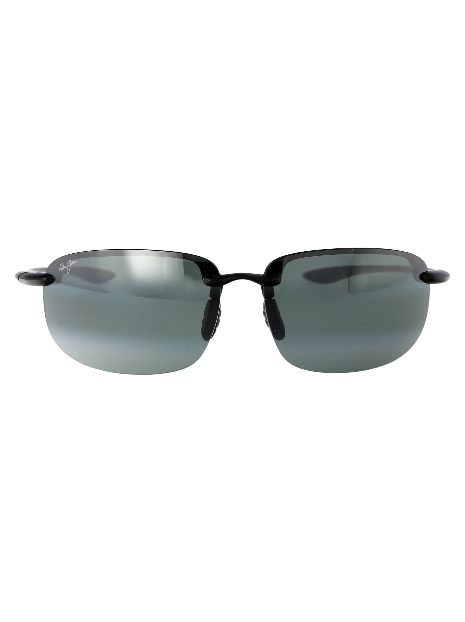 Maui Jim Hookipa Xlarge Sunglasses In 02 Grey Black Gloss