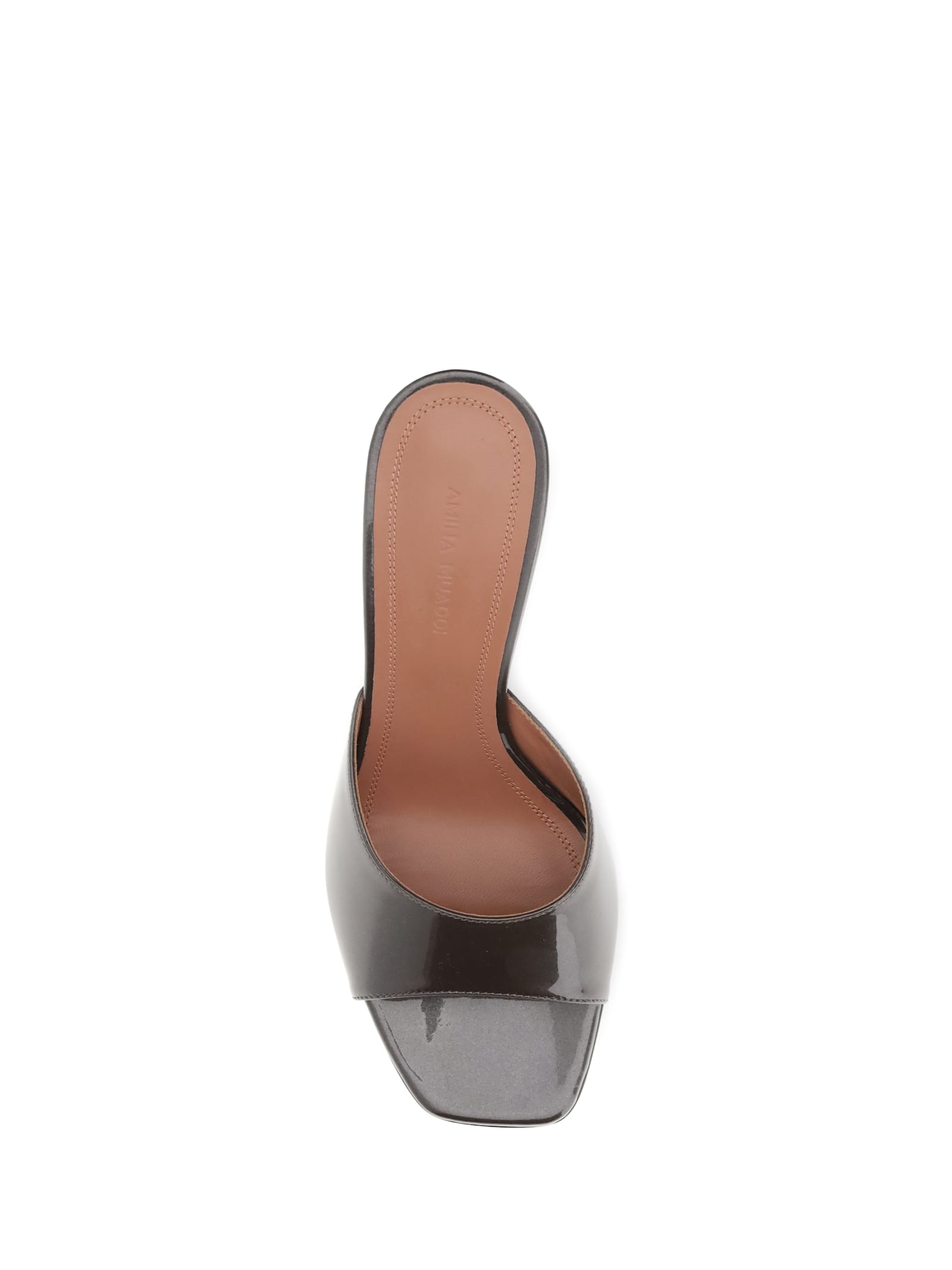 Amina Muaddi 70mm Lupita Sandals In Brown