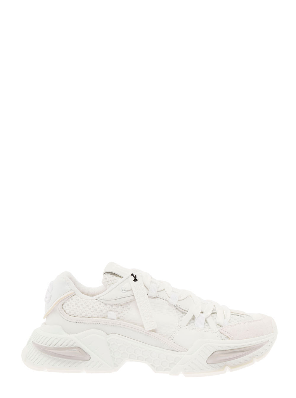 Auirmaster White Sneakers In Nylon, leather And Suede Dolce & Gabbana Man