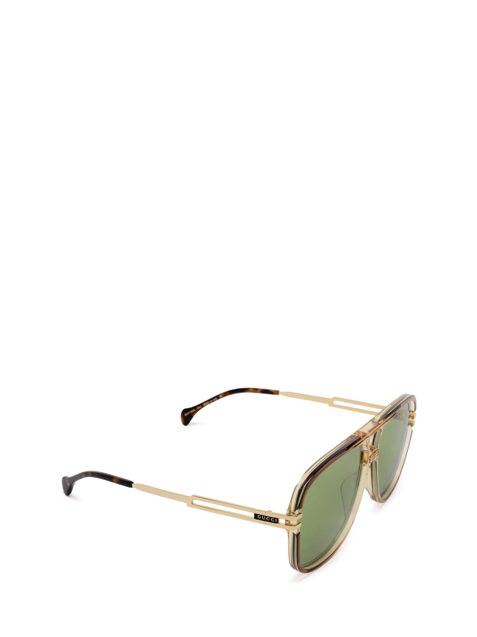 Shop Gucci Gg1105s Brown Sunglasses