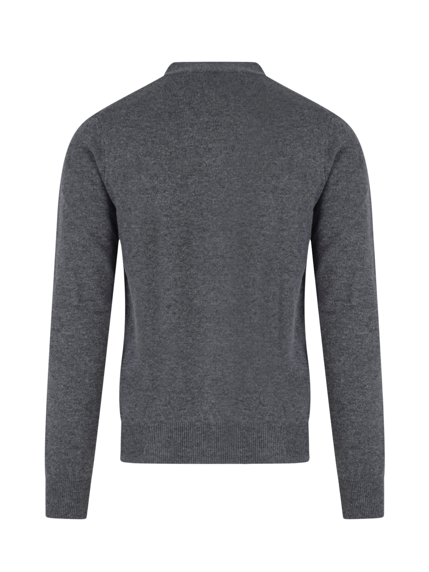 Shop Comme Des Garçons Play Cardigan In Grey