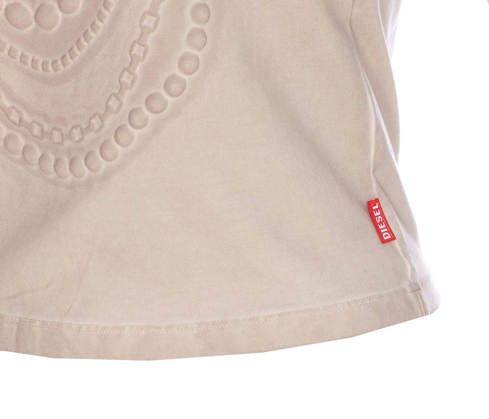 Diesel T-nekka Top In Beige