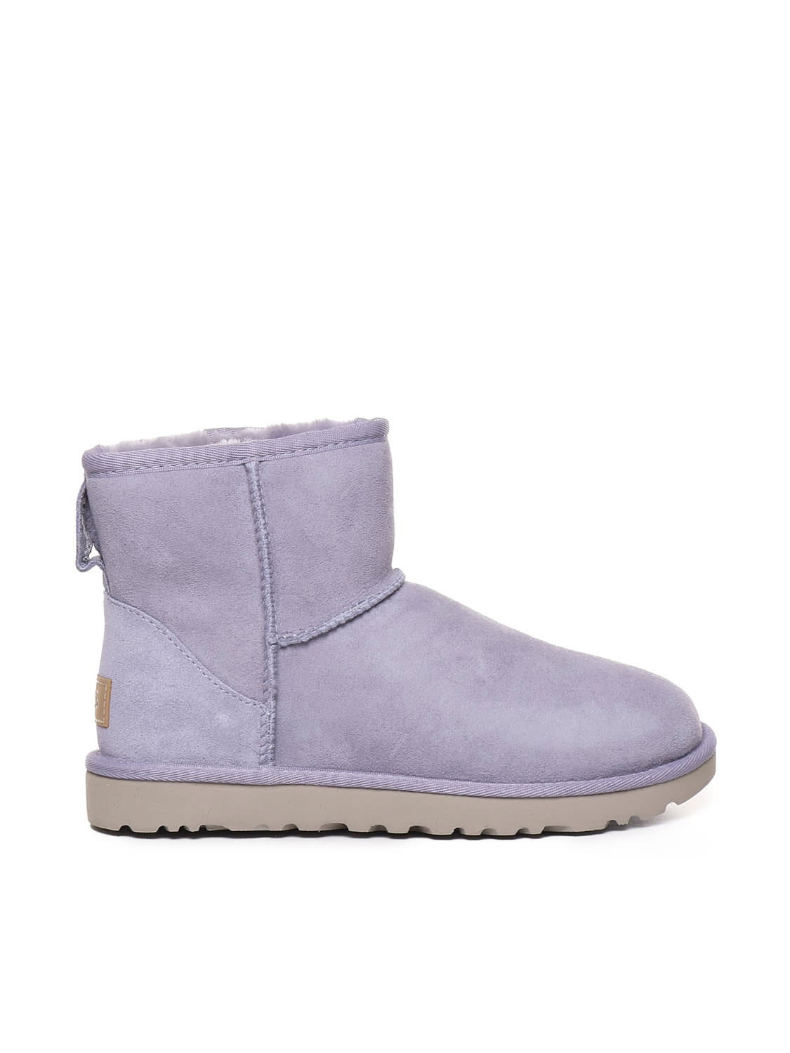 Shop Ugg Classic Mini Boots In Grey