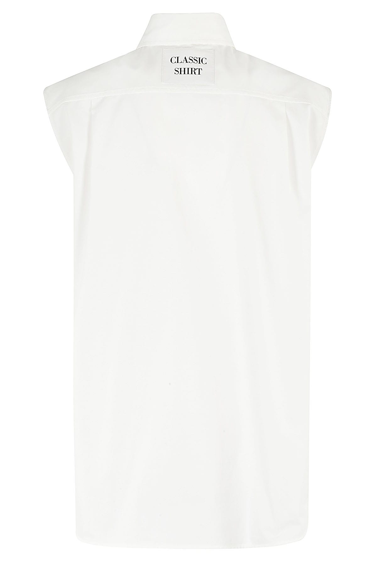 Moschino Couture Poplin Shirt In Bianco