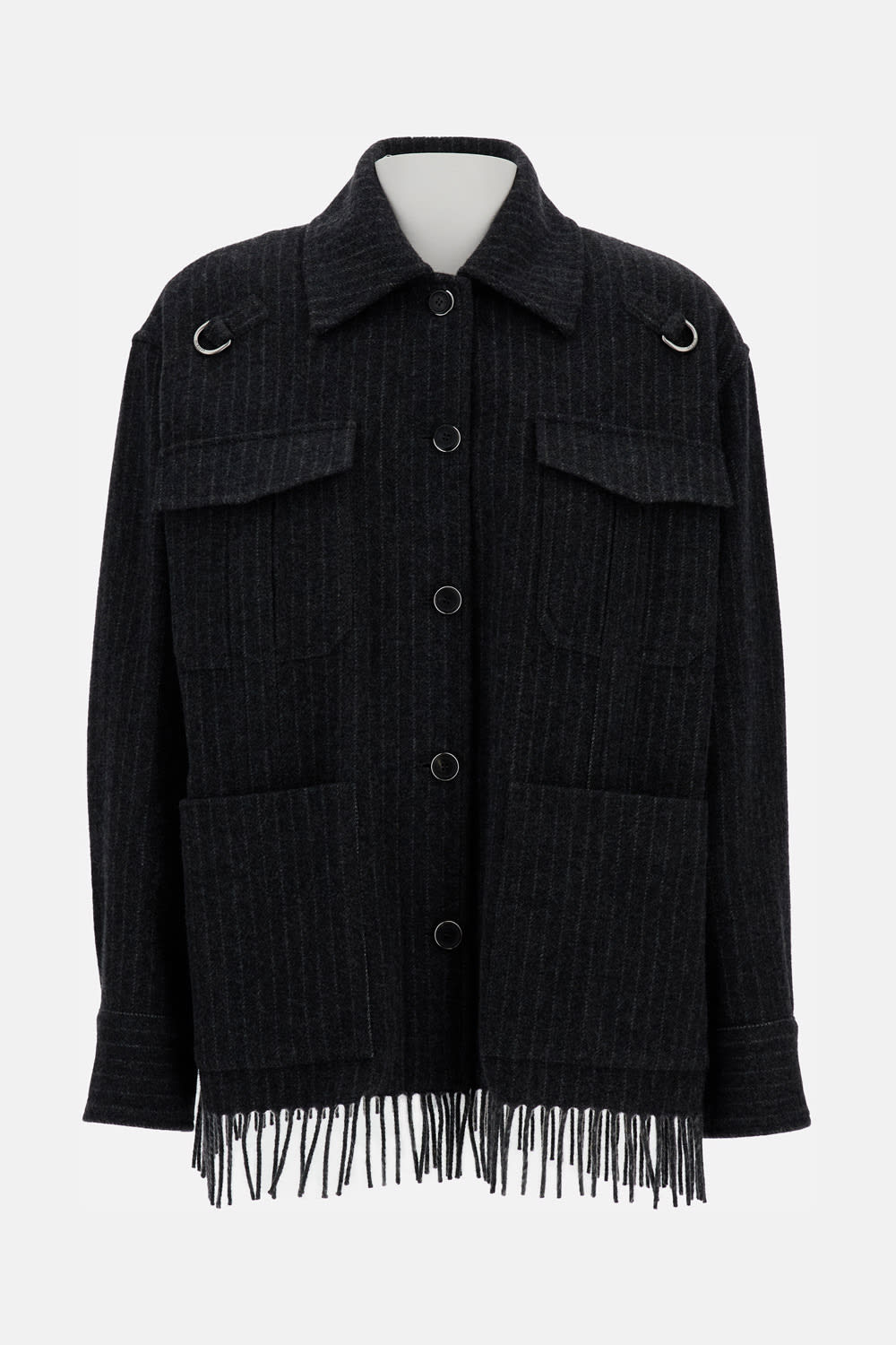 Pinstripe Overshirt