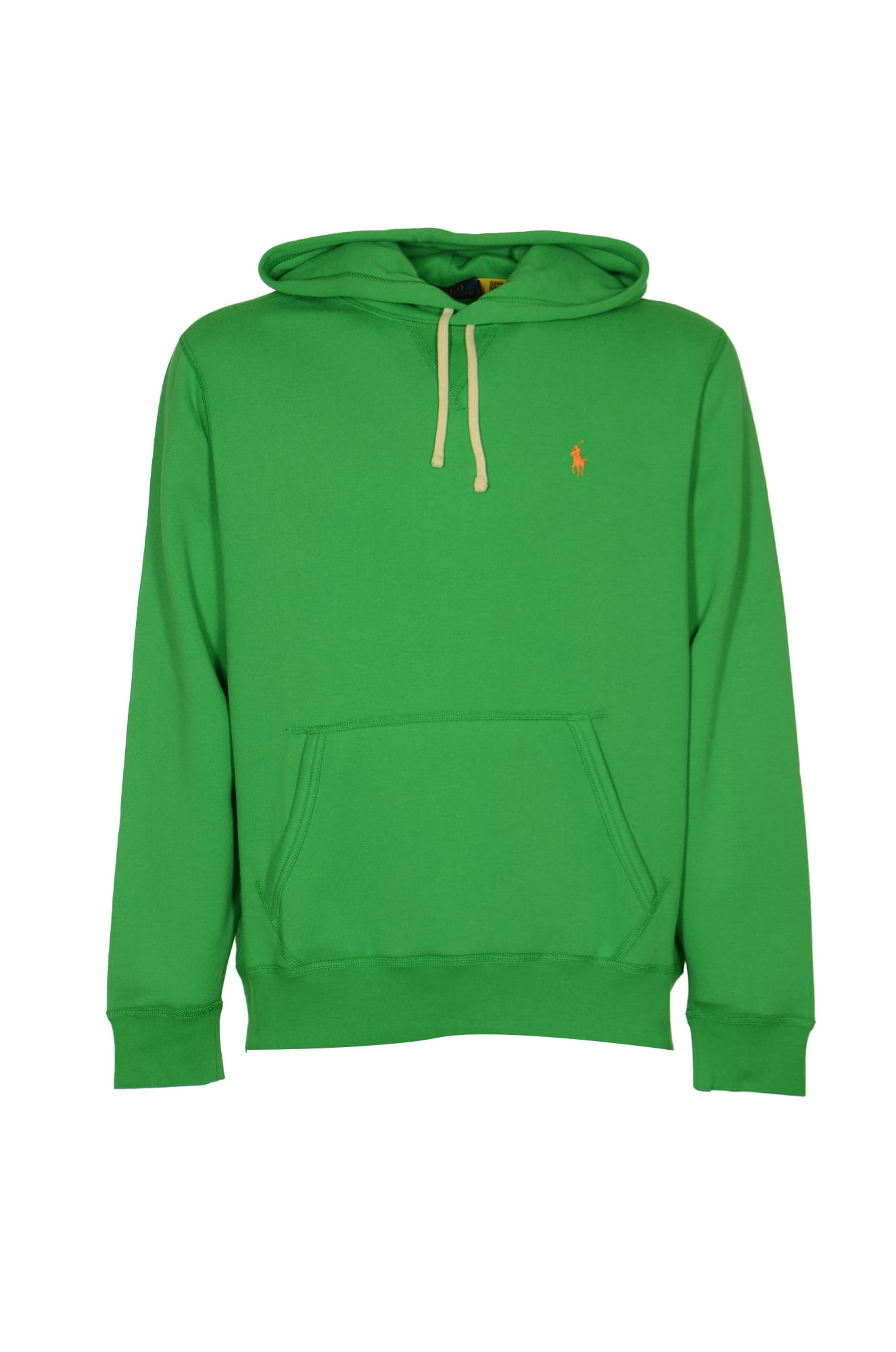 Logo Embroidery Ribbed Hoodie