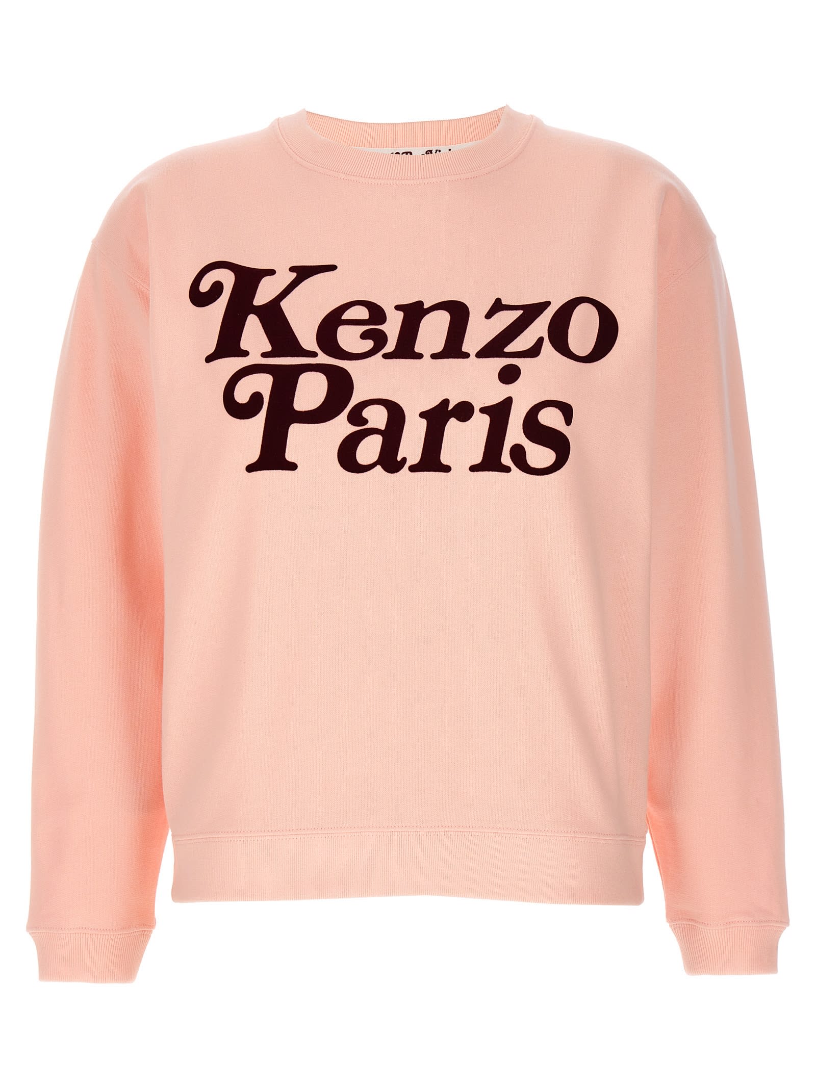Kenzo Logo Sweatshirt In Pink