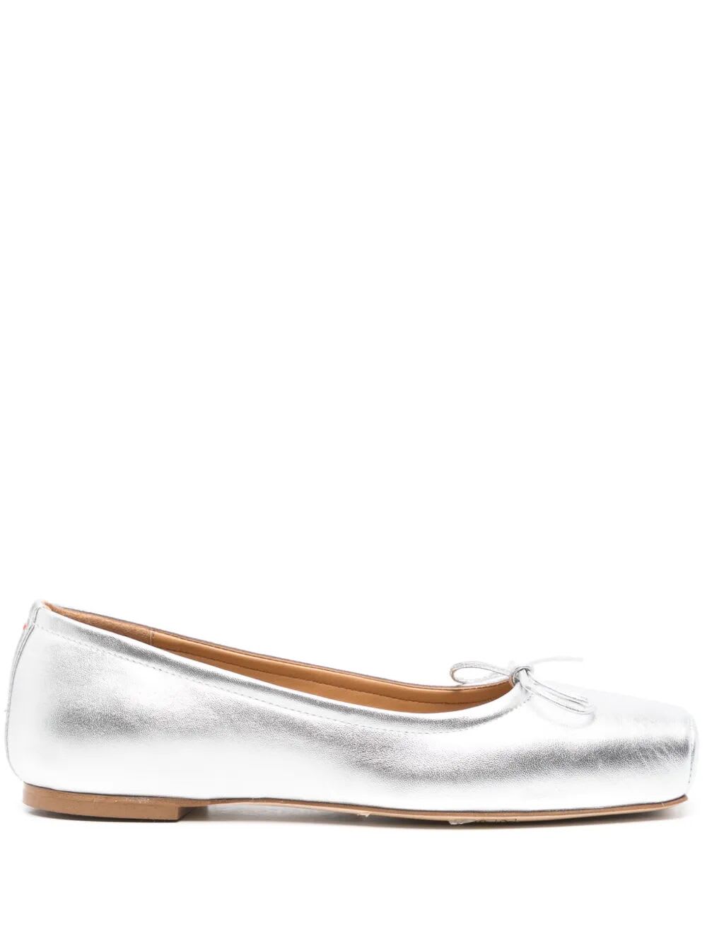 Gabriella Laminated Nappa Leather Silver