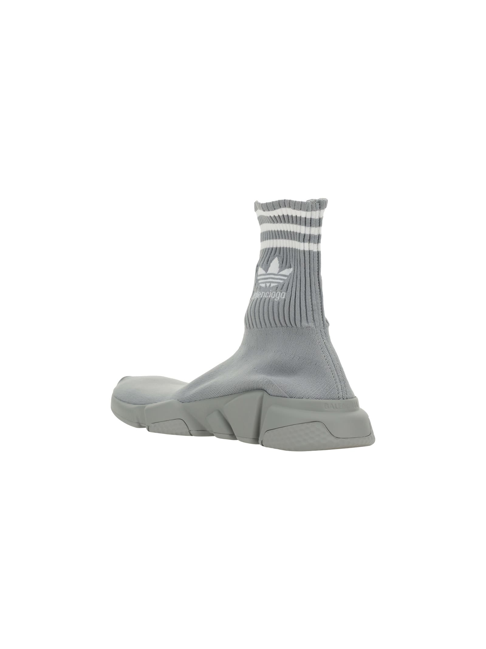 Shop Balenciaga Speed Sneakers X Adidas In Grey