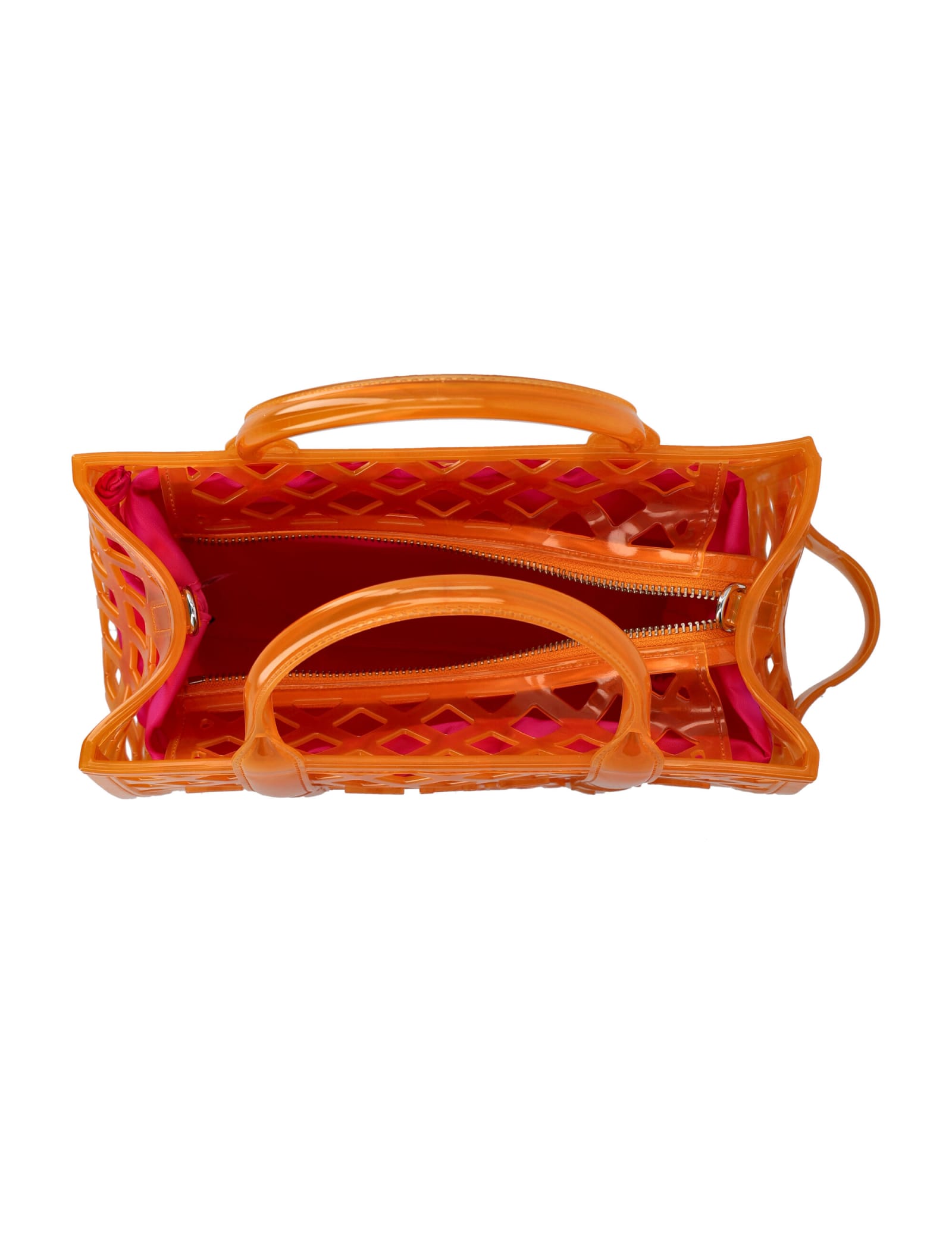 Shop Marc Jacobs The Jelly Small Tote Bag In Tangerine