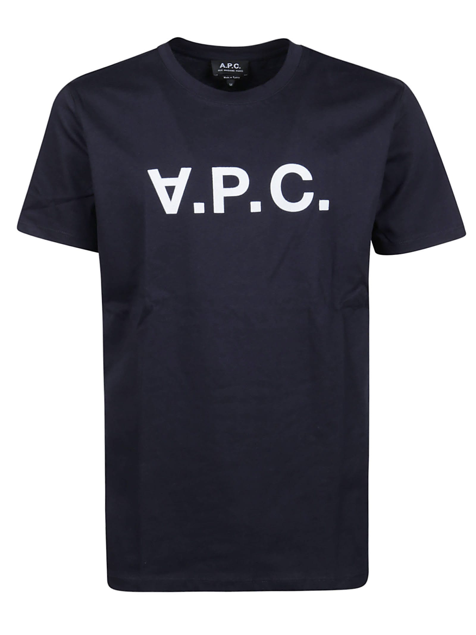 Shop Apc Vpc Color H T-shirt In Iak Dark Navy