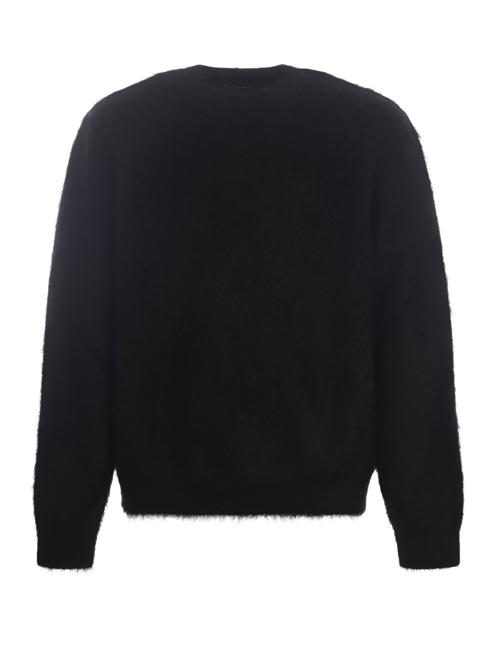 Shop Axel Arigato Sweater  Primary In Mohair Blend In Nero