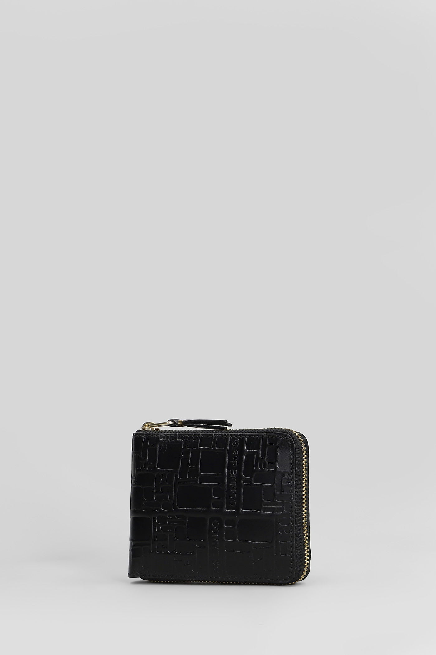 Comme Des Garçons Wallet In Black Leather In Black