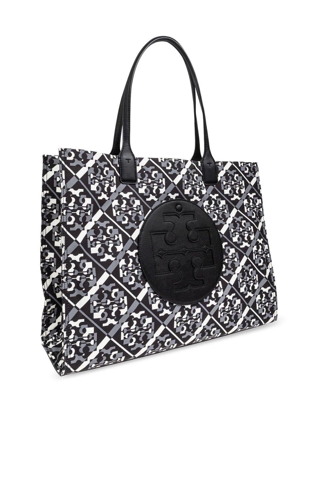 Tory Burch Small Ella Printed Tote In Prismatic Logo