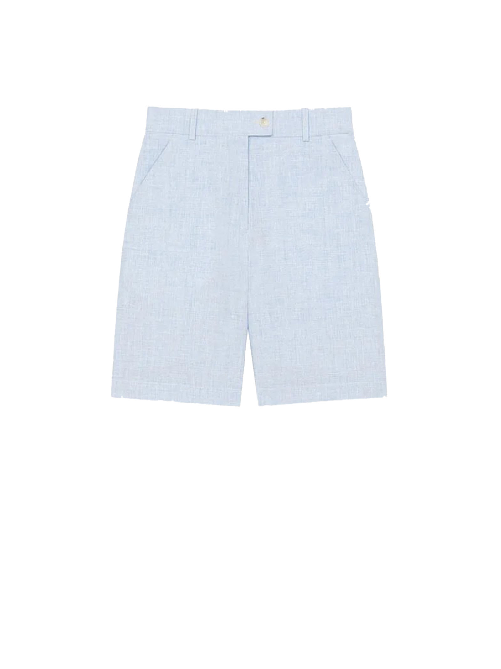 Kenzo Tailored linen shorts - Blue