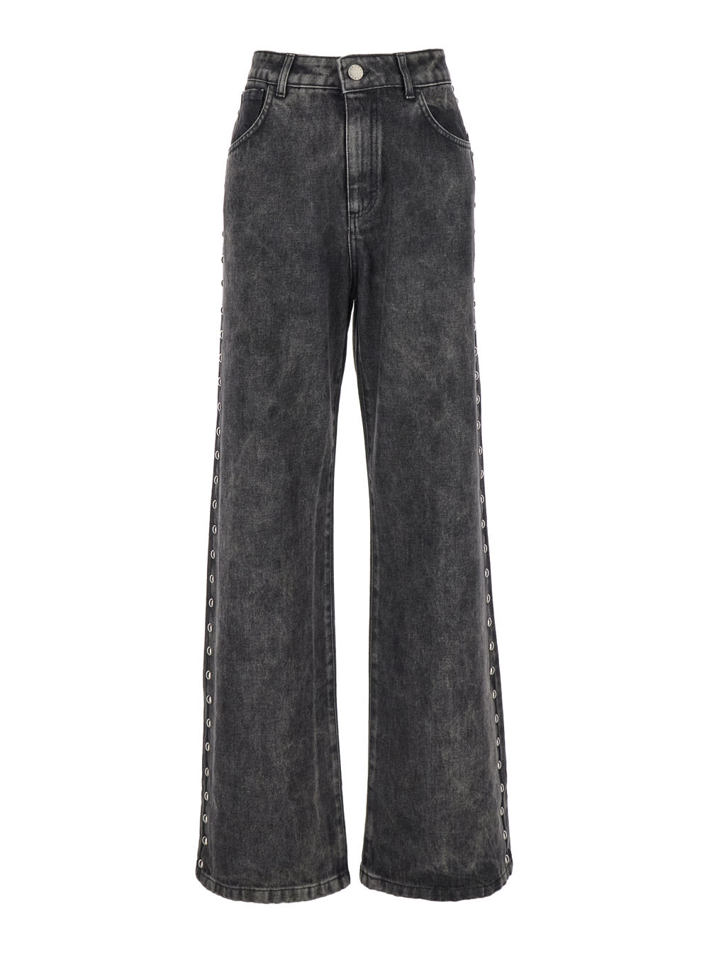 Shop Federica Tosi Jeans In Grey