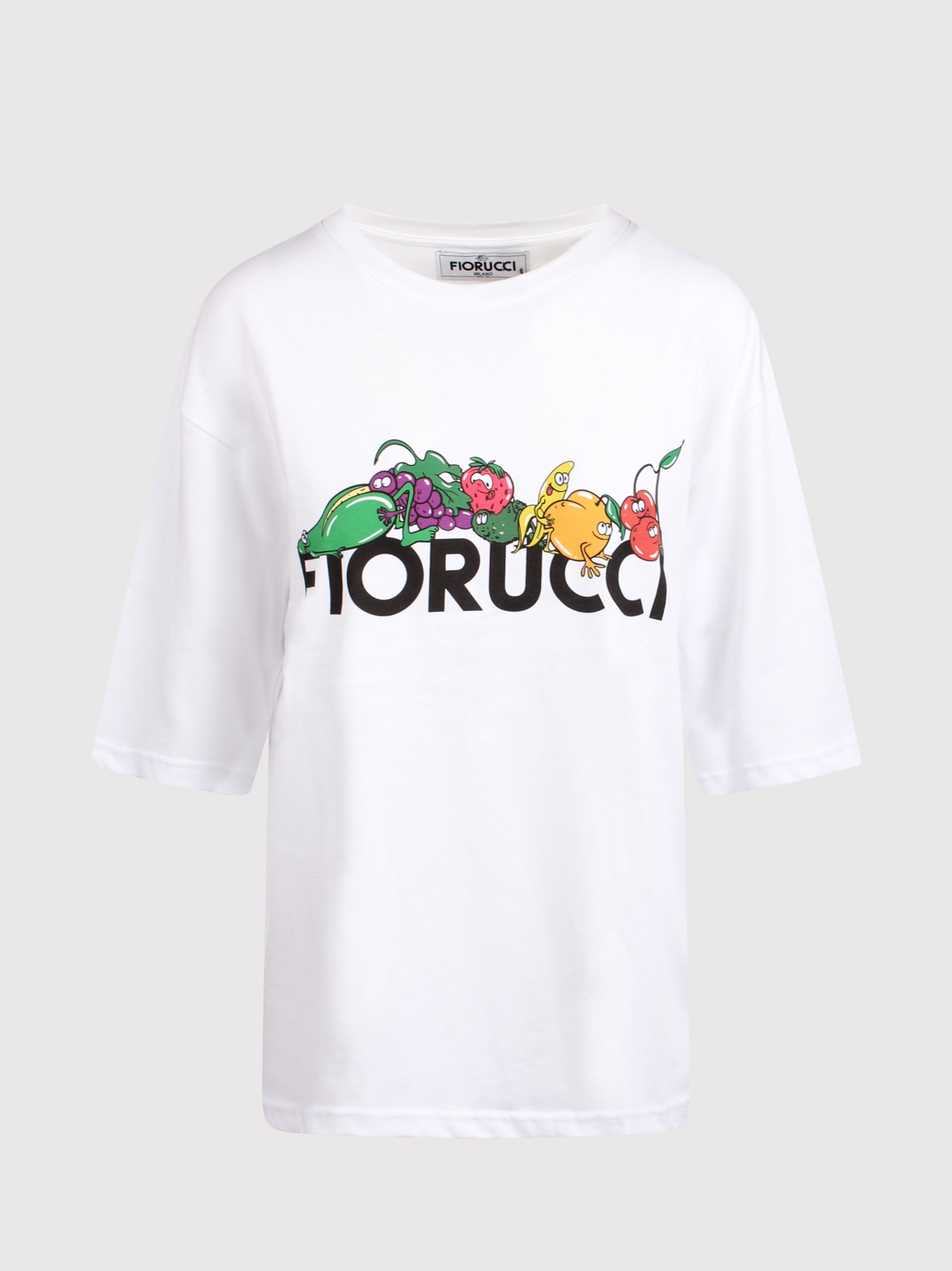 Shop Fiorucci T-shirt With Fruit Print