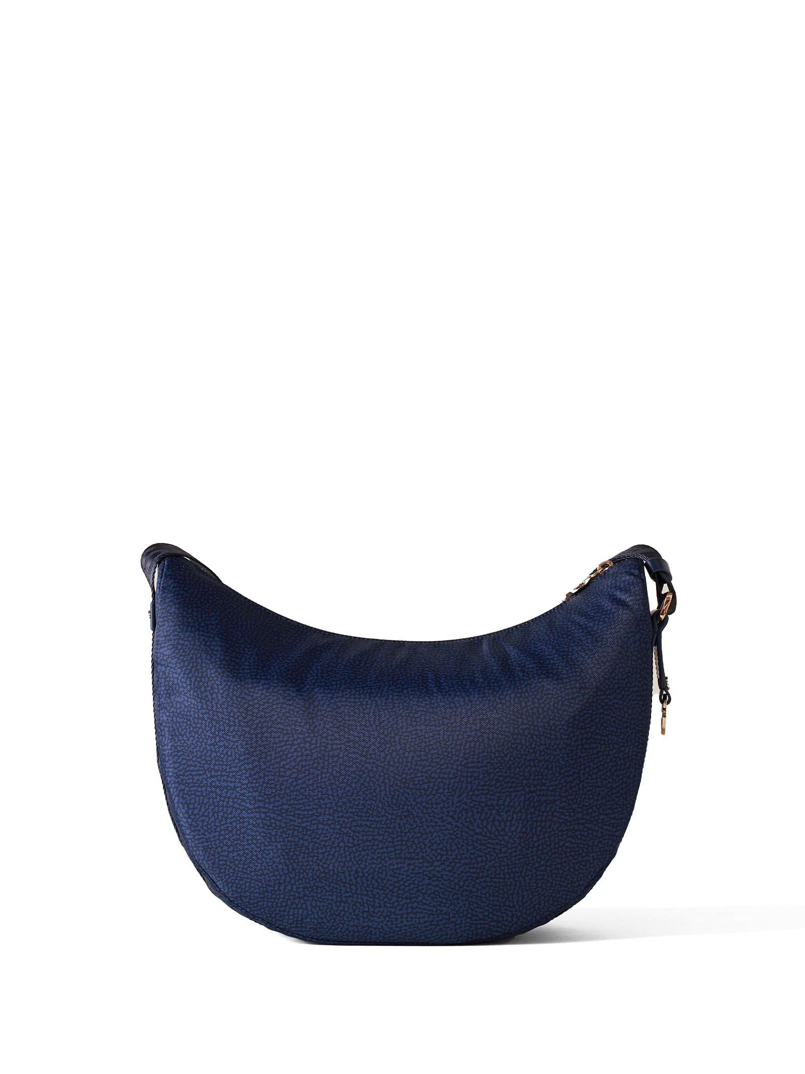 Luna Small Shoulder Bag In Op Fabric And Leather