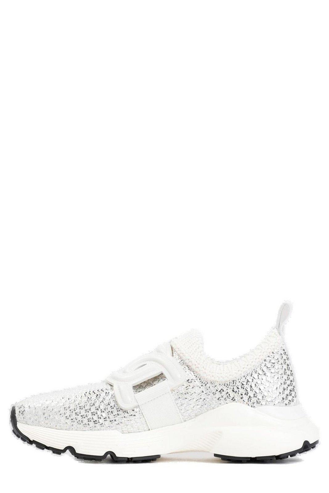 Shop Tod's Kate Slip-on Sneakers In White