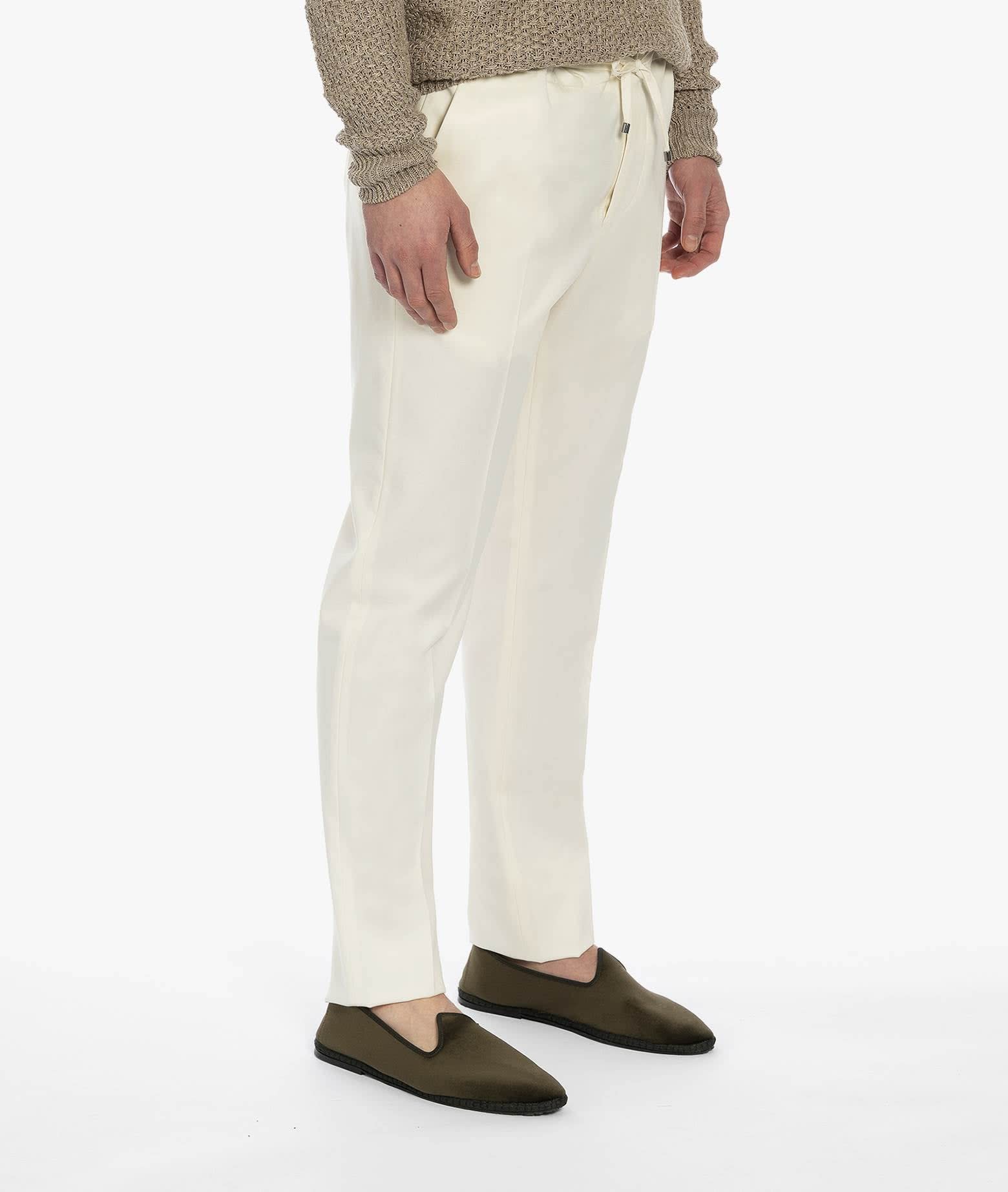 Shop Larusmiani Trousers D20 Pants In White