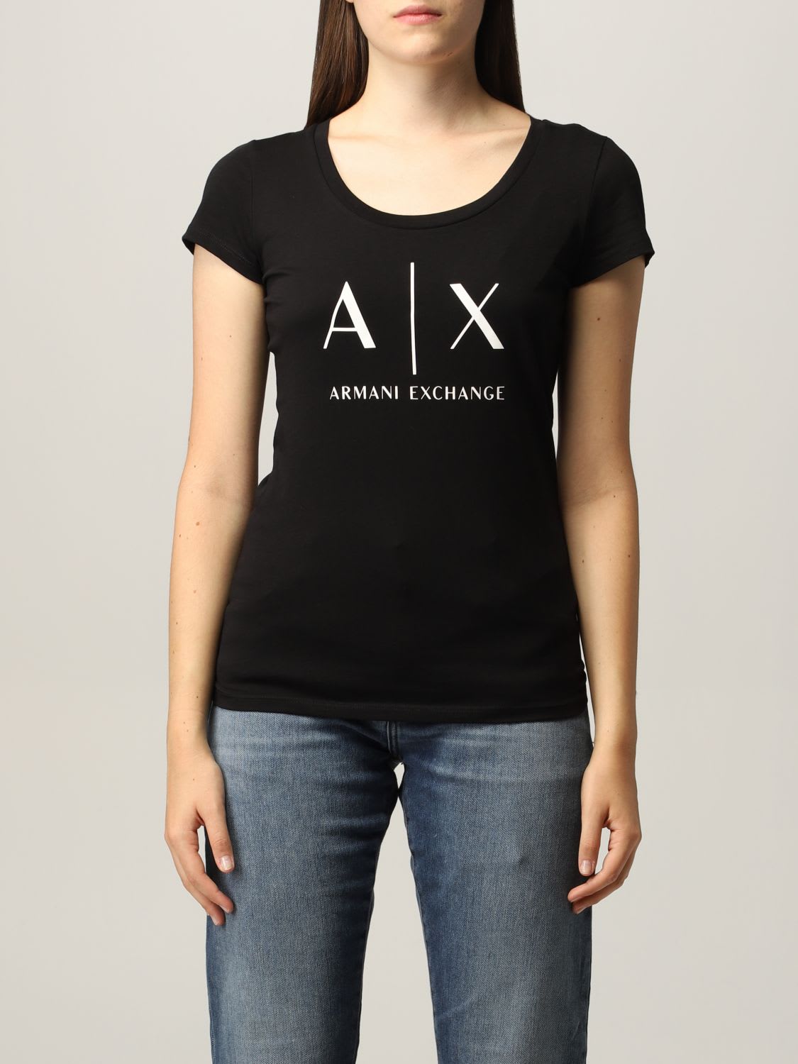 Armani Collezioni Armani Exchange T-shirt Armani Exchange T-short In Cotton Jersey With Logo