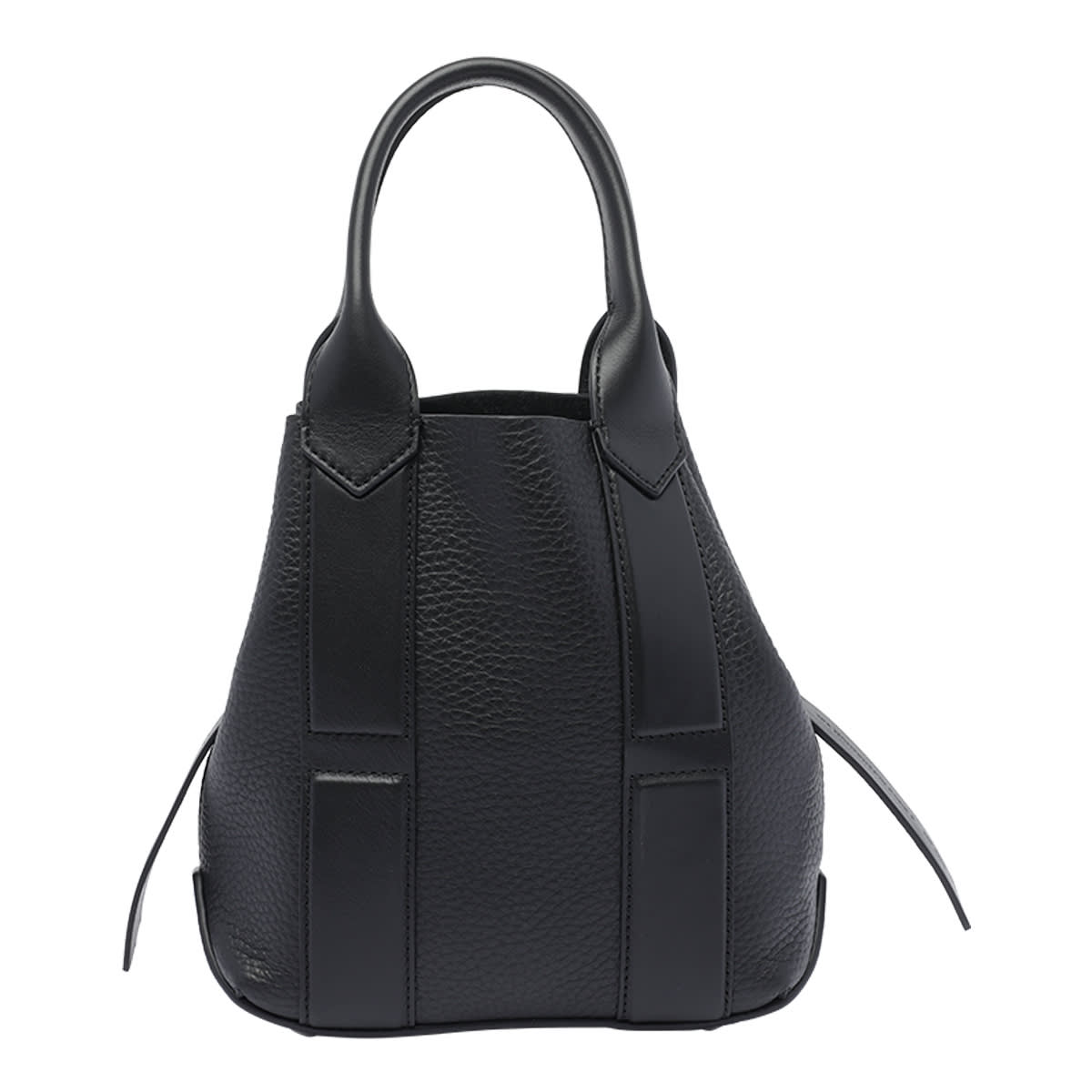 Hogan Small  Script Handbag In Black