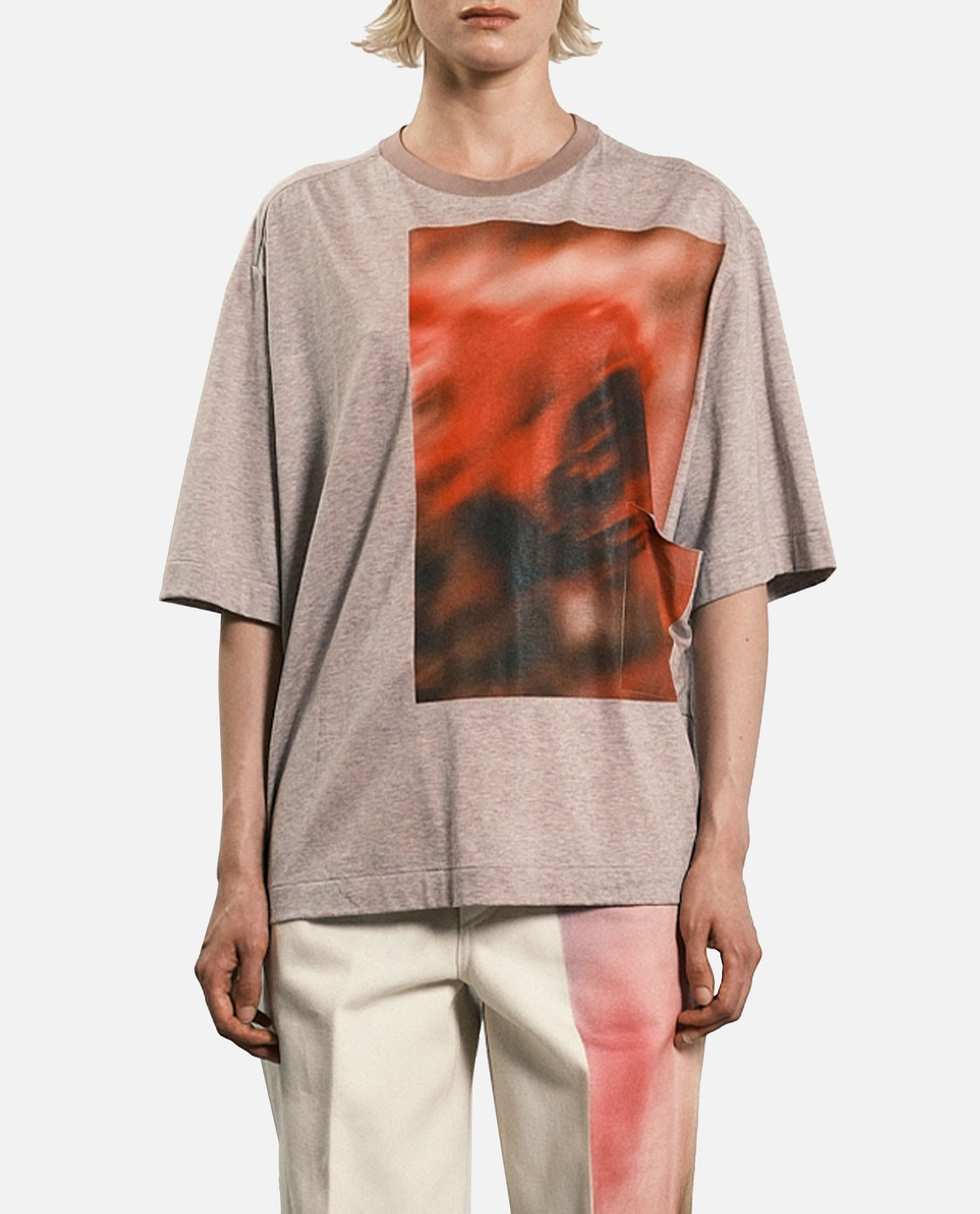 Tanaka The Boxy Tee In Gray