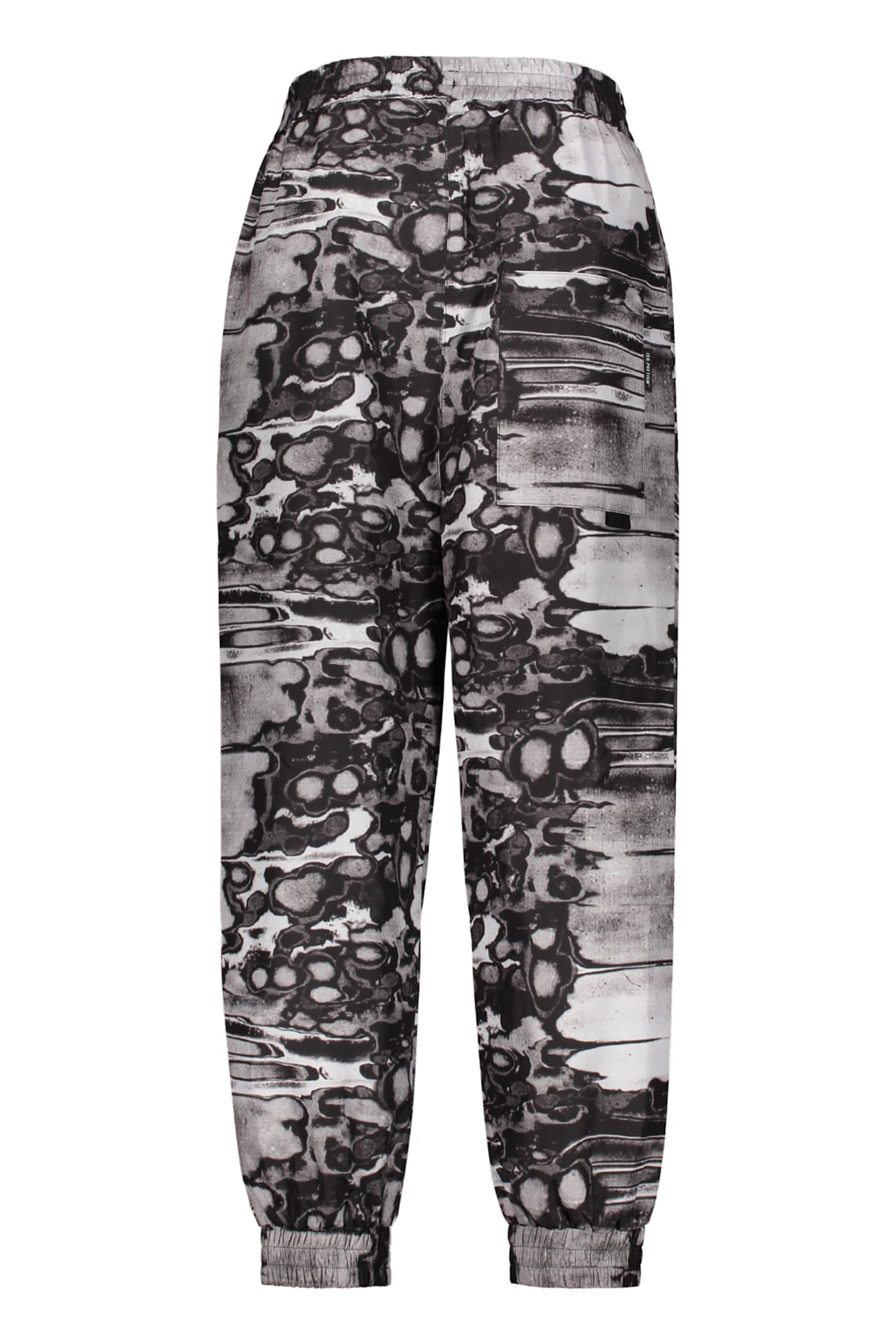 Iso.poetism Technical Fabric Pants In Black