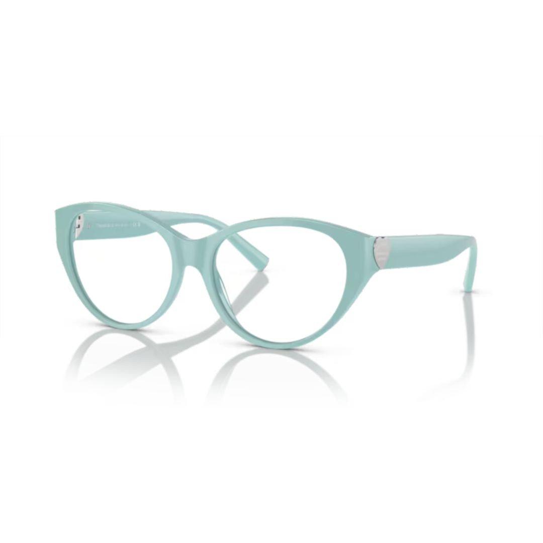 Shop Tiffany &amp; Co. Oval Frame Glasses In 8388