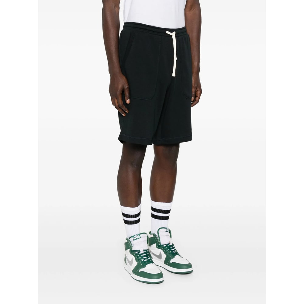 Converse Logo-print Track Shorts In Black