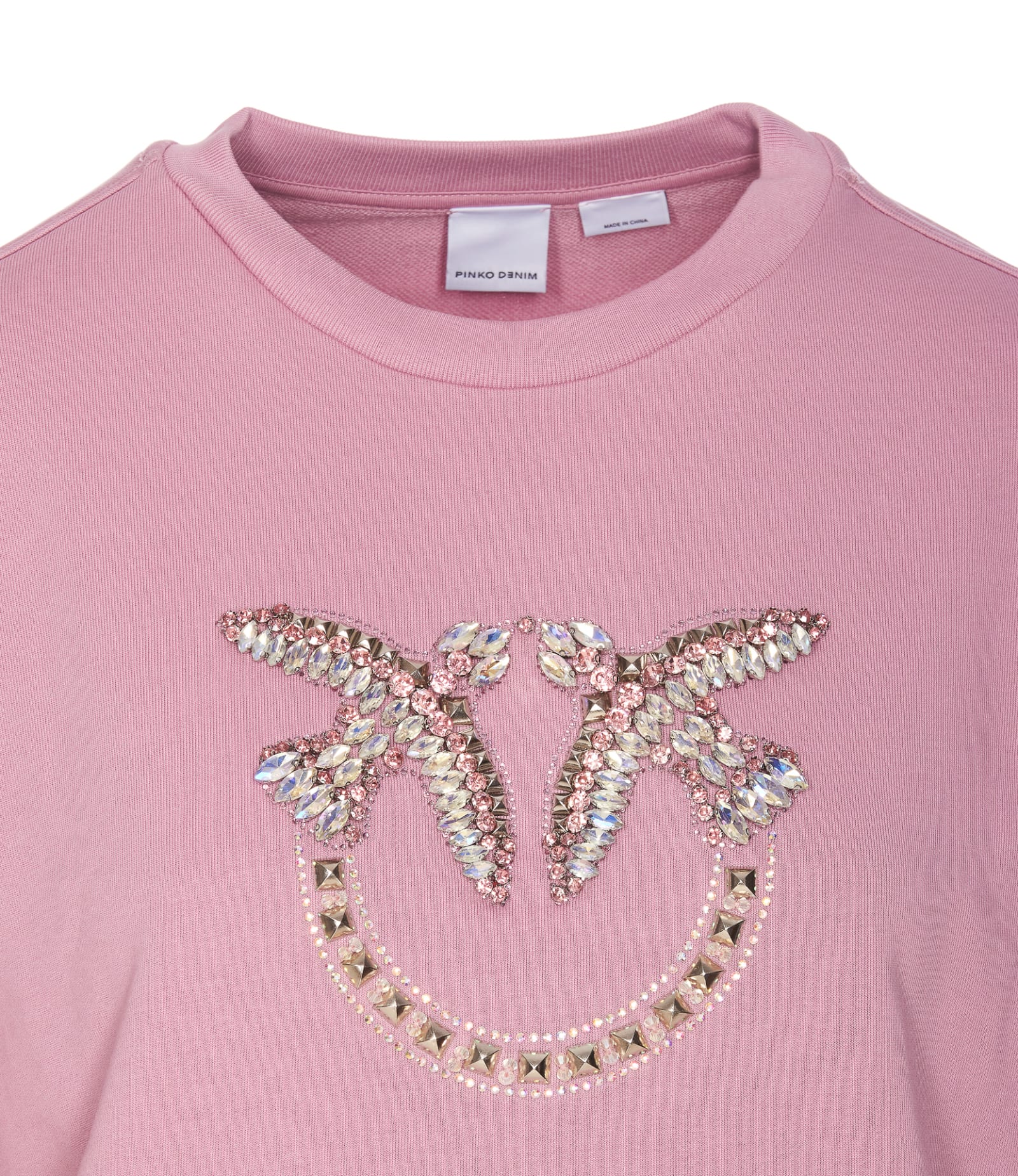 Shop Pinko Nelly Sweatshirt In Pink