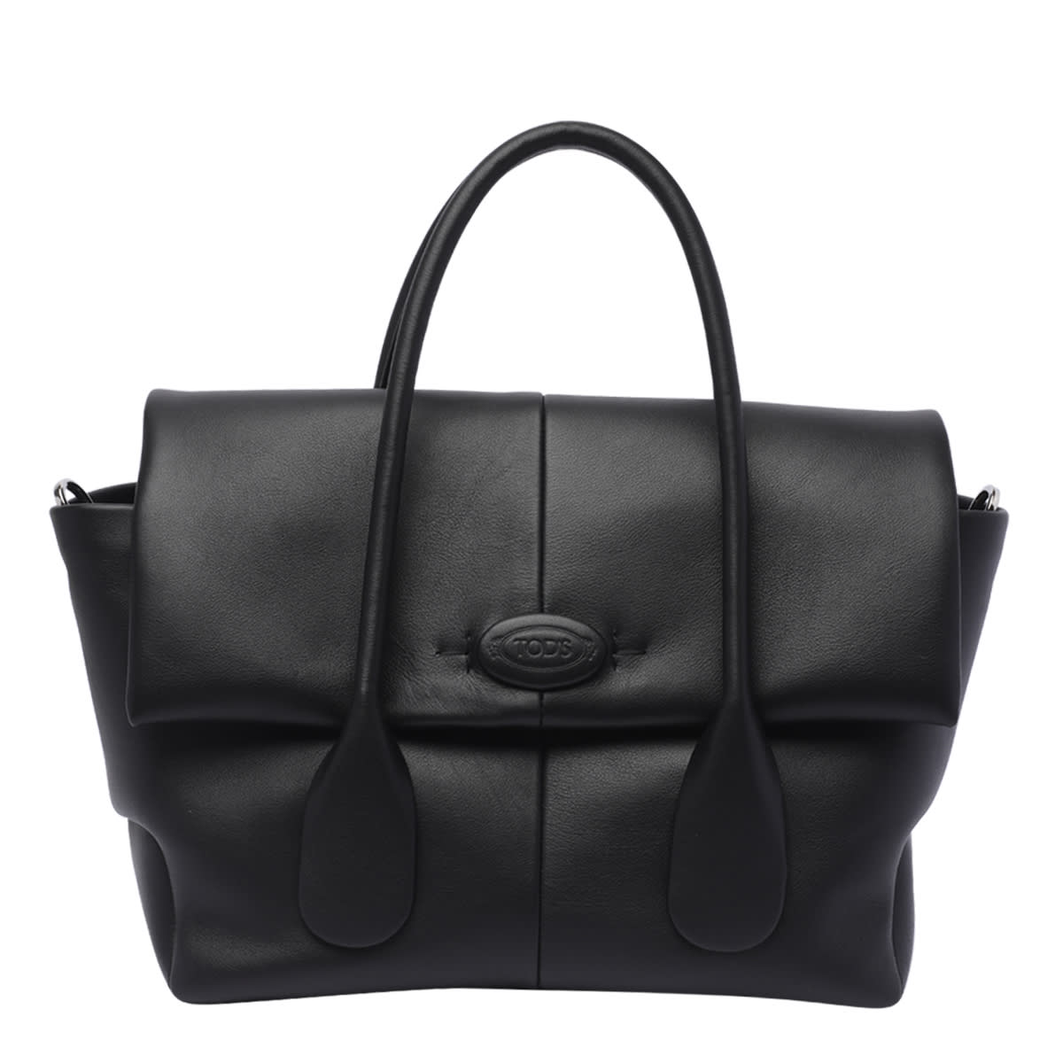 Shop Tod's Athena Handbag In Nero