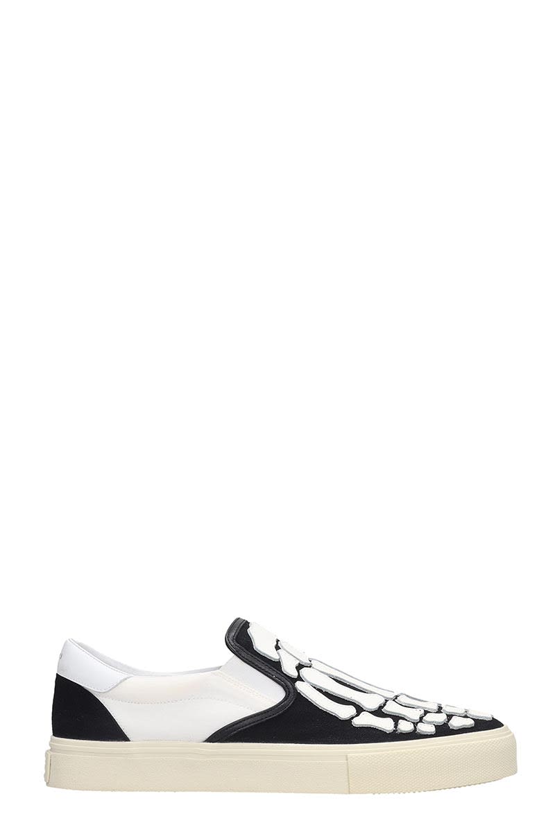 AMIRI SNEAKERS IN WHITE CANVAS,11275739