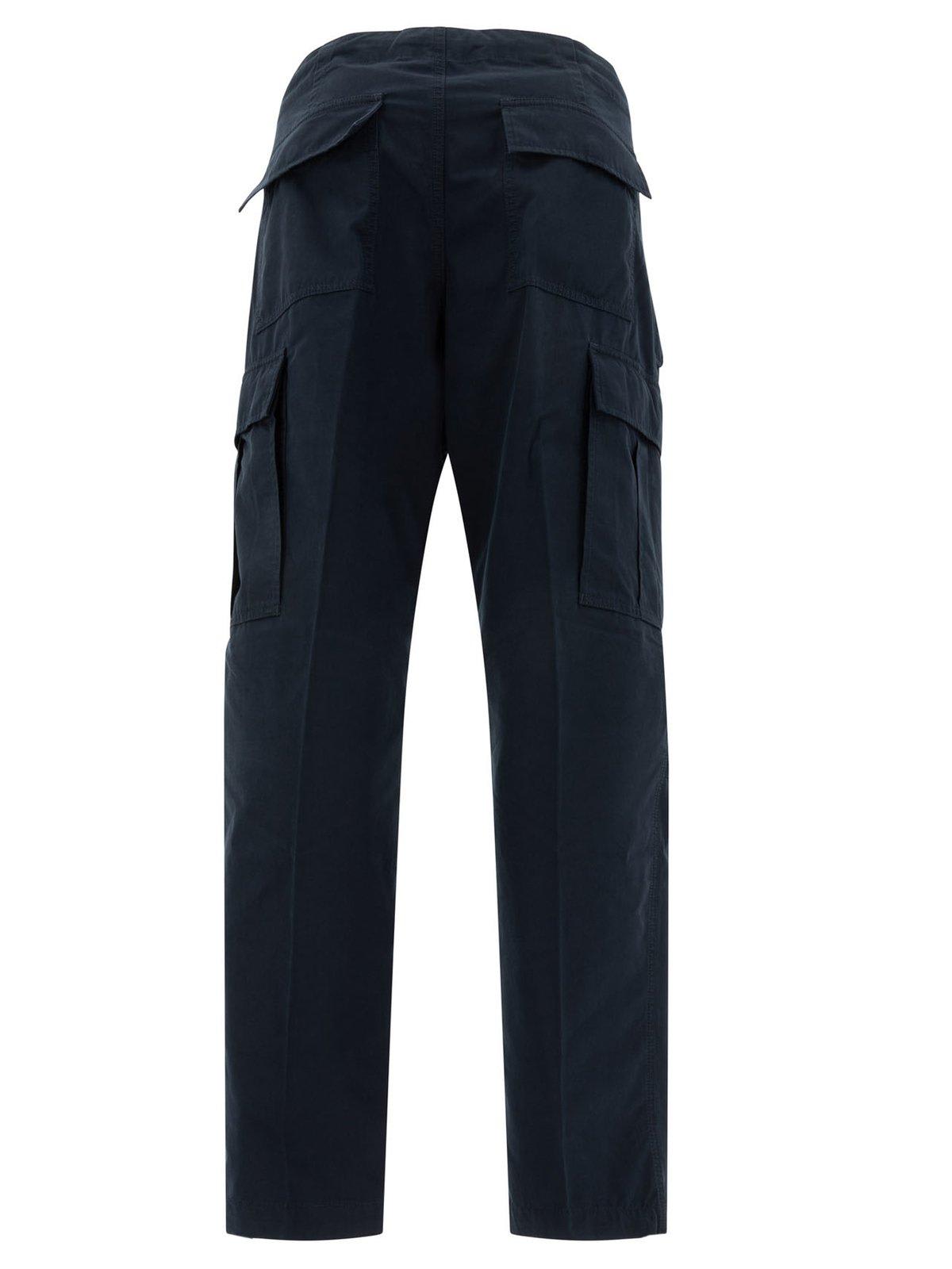 Tom Ford Cargo Trousers In Blue