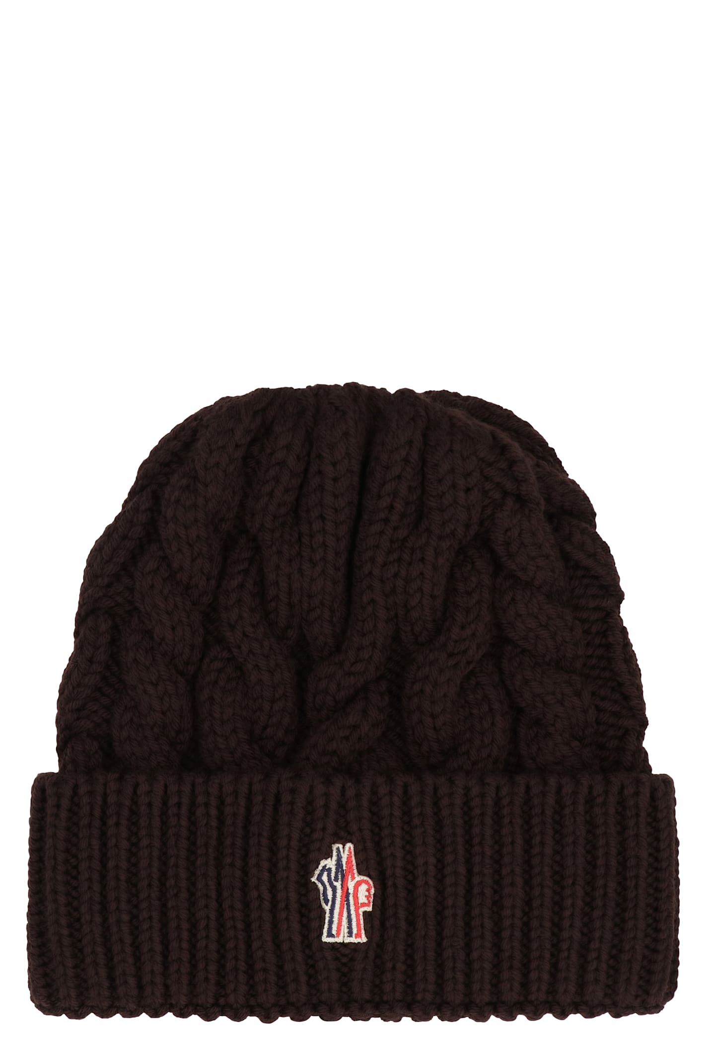 Moncler Wool Hat In Black