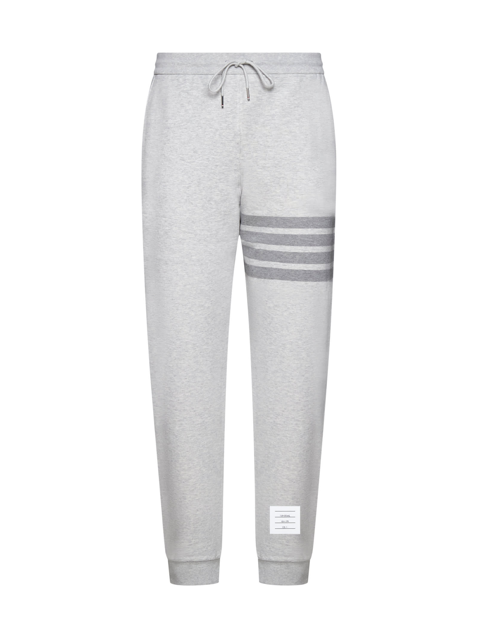 Shop Thom Browne Pants In Lt Grey
