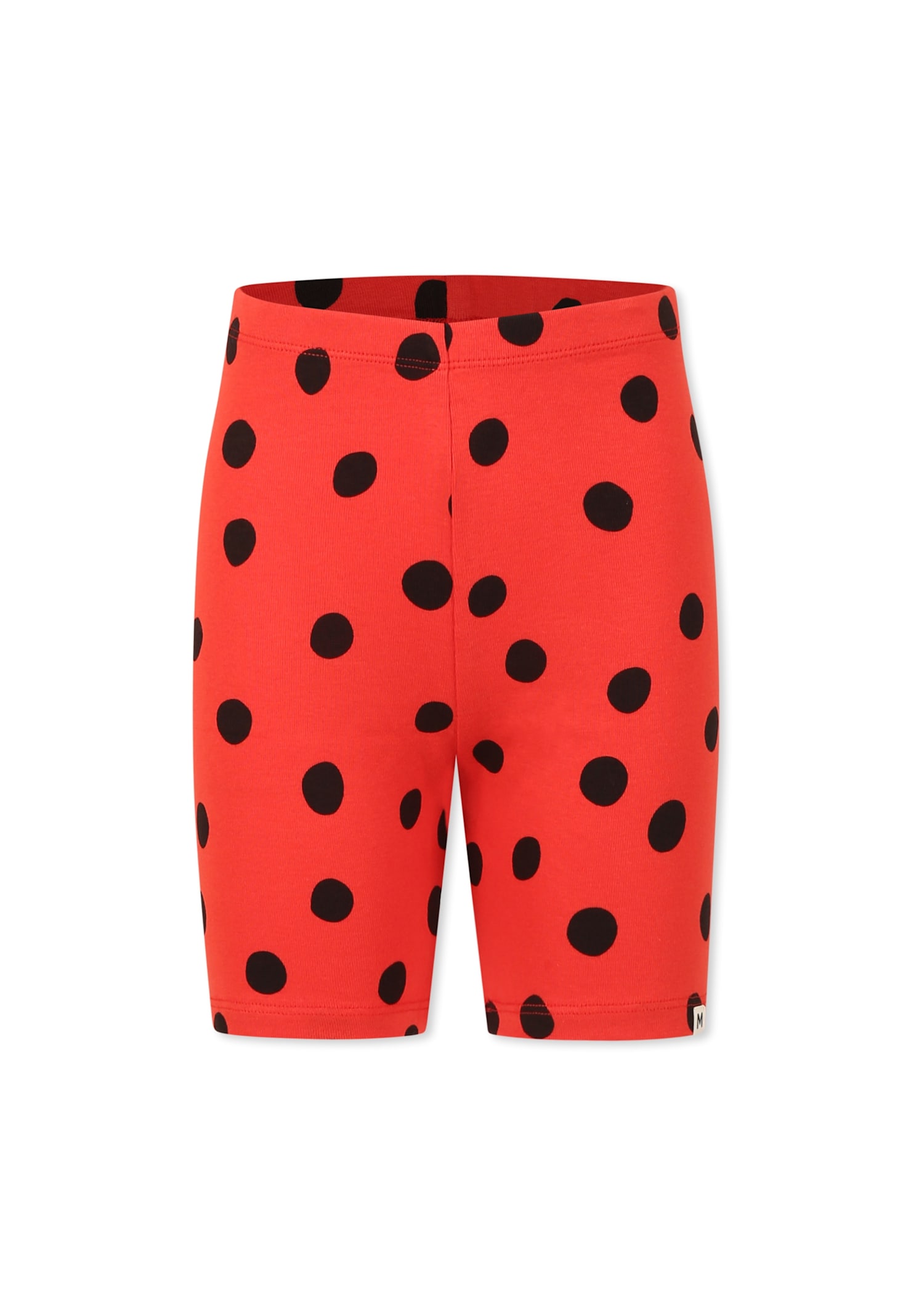 Mini Rodini Polka Dot Shorts In Red