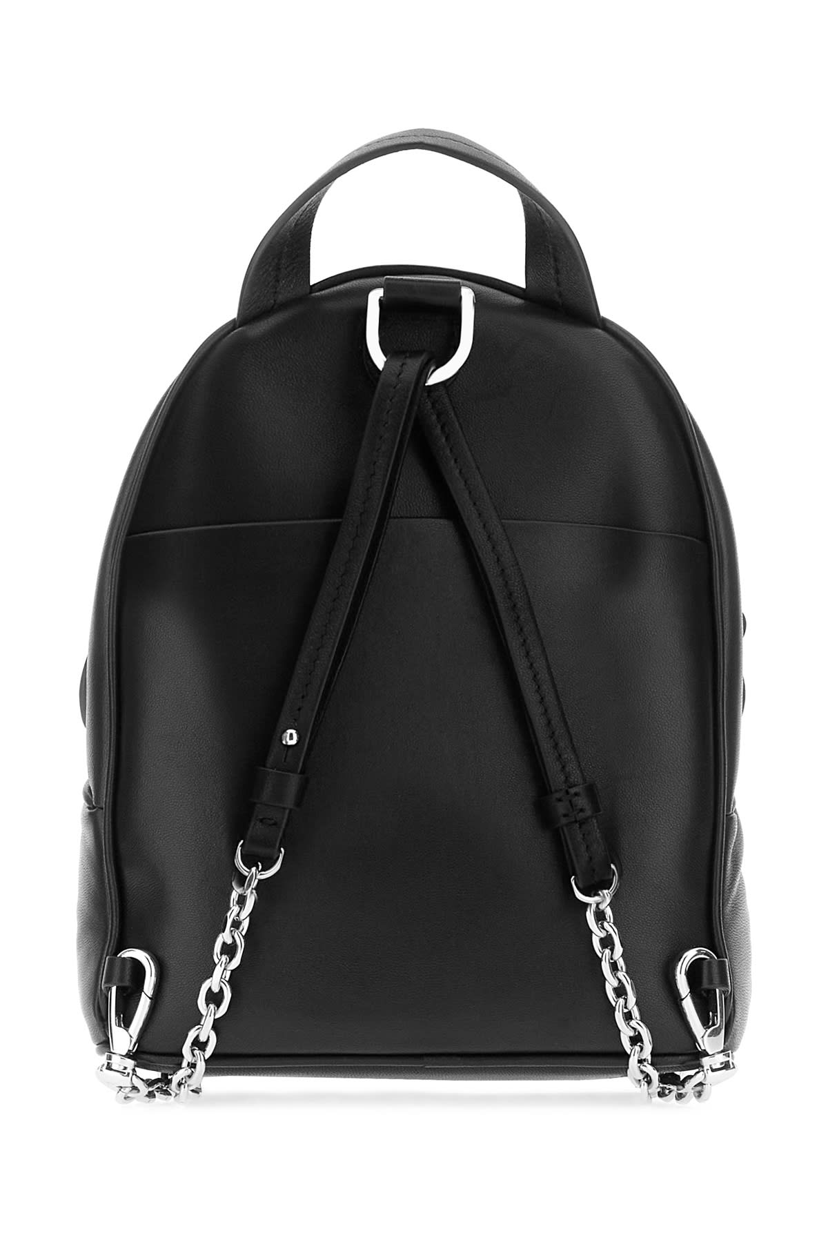 Shop Maison Margiela Black Nappa Leather Glam Slam Backpack