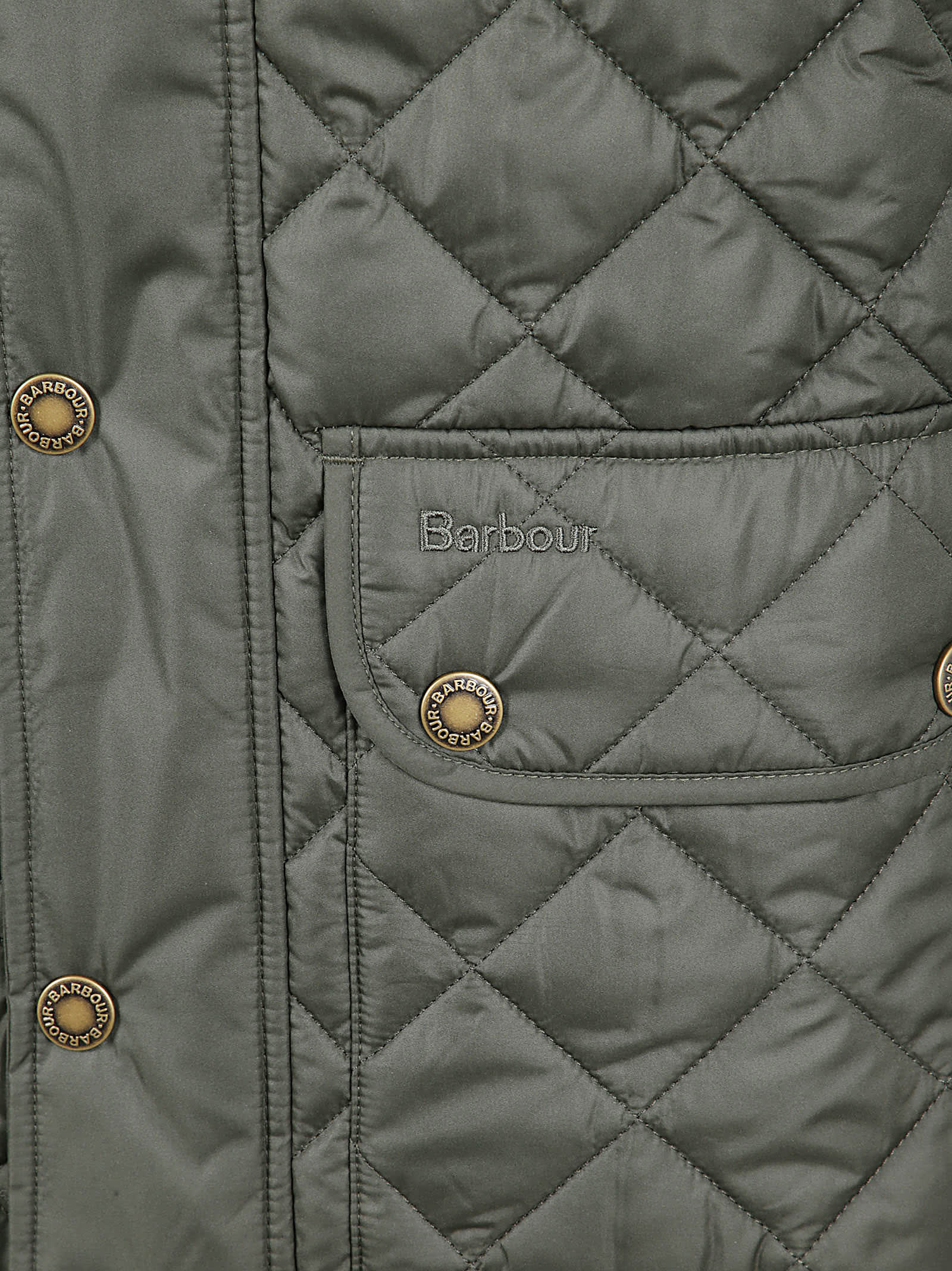 Barbour Lowerdale Quilted Jacket In Green