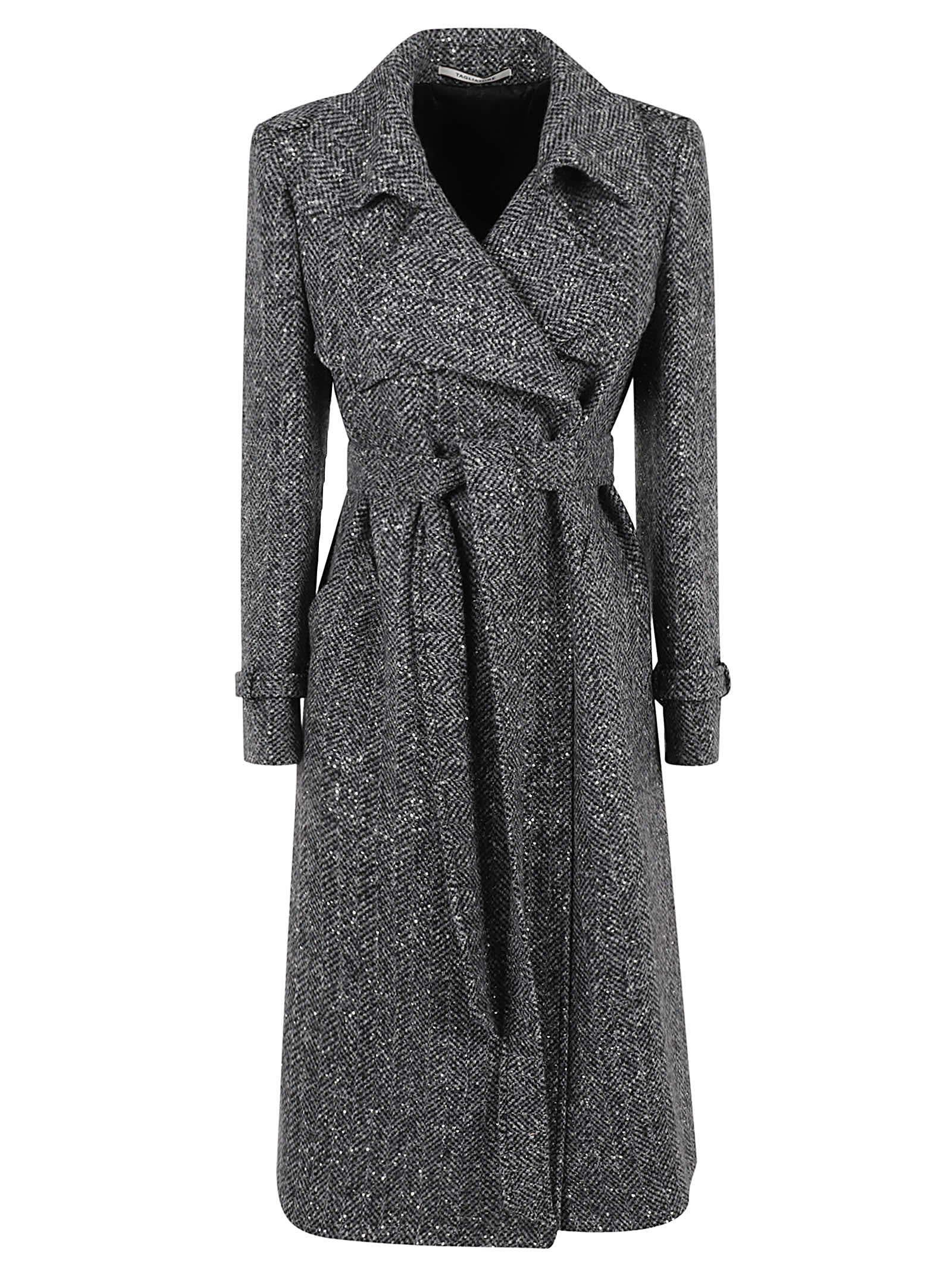 Shop Tagliatore Carola Coat In Grey