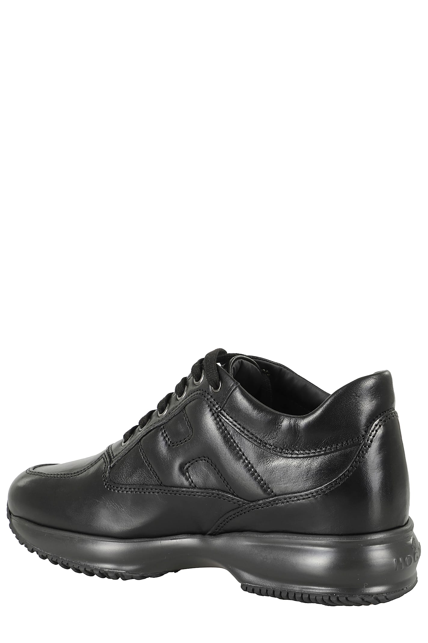 Hogan Interactive Sneakers With Toggled Tongue And Side H Logo In Gray