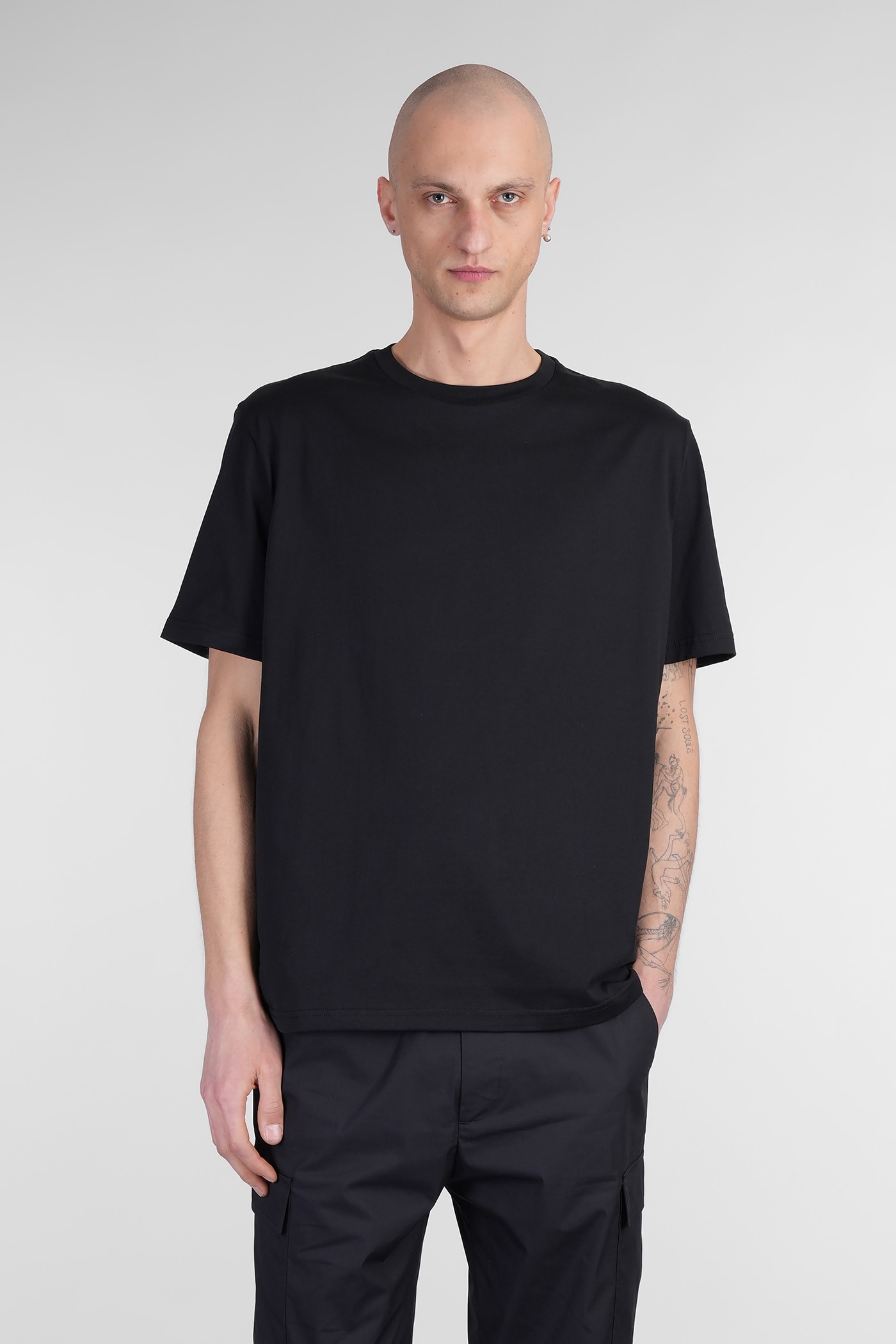 B240 T-shirt In Black Cotton