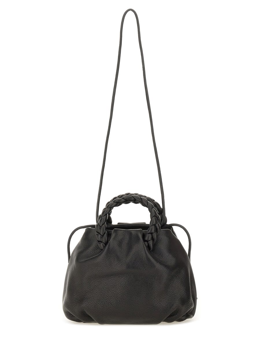Hereu Stylish Shoulder Bag Braided Handles In Black