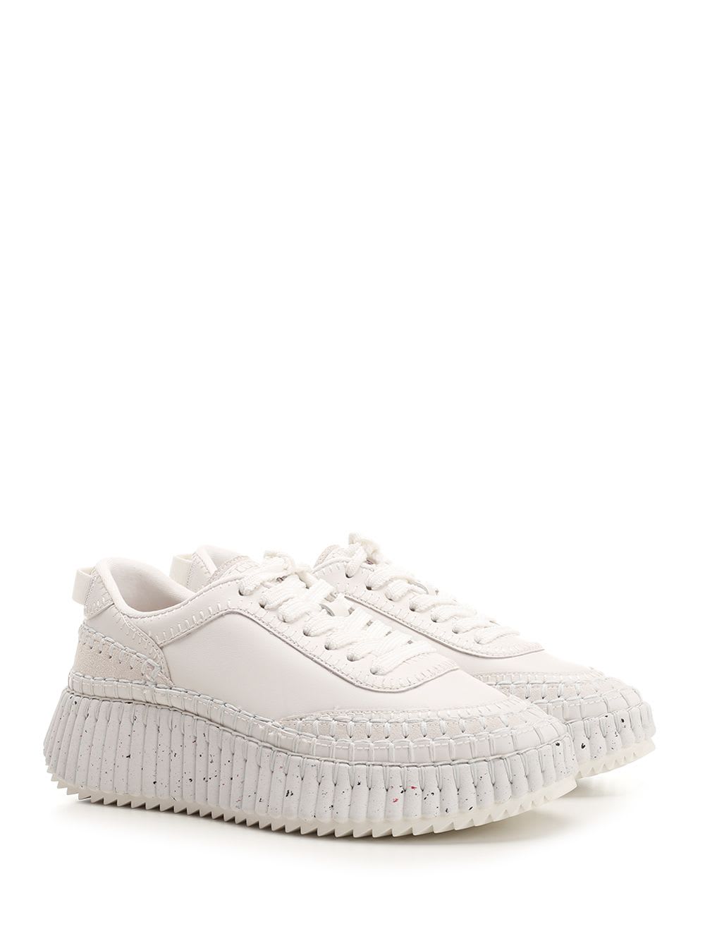 Shop Chloé Nama Sneaker In White