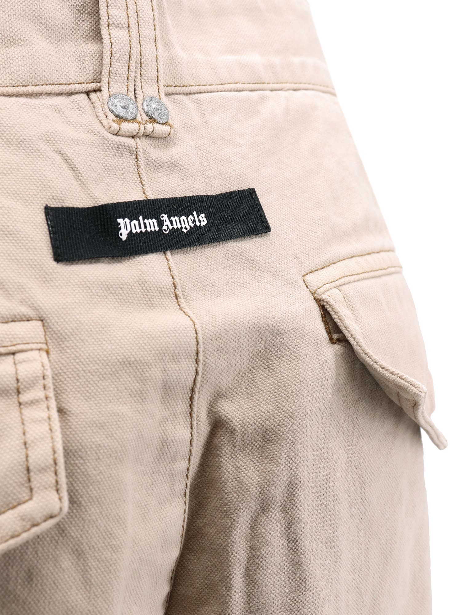 Shop Palm Angels Trouser In Neutrals