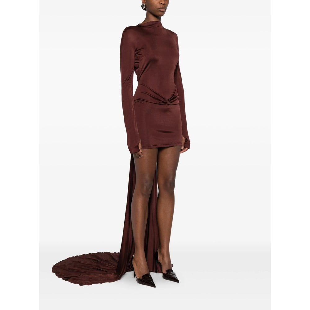 David Koma Dress In Burgundy